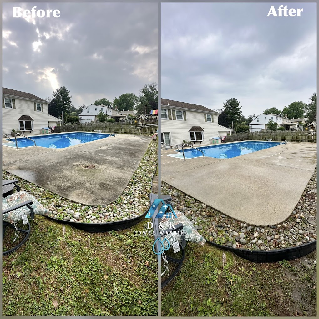 Concrete Cleaning in Huntington Valley Bryan Athyn PA